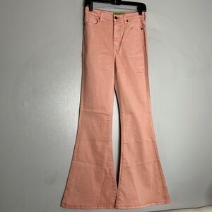 Brand new SR Sandrine Rose pastel petal pink super flare leg retro free people